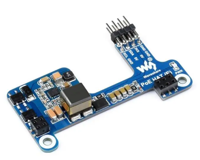 

Power over Ethernet HAT (E) для Raspberry Pi 3B +/4B, 802.3af-совместимый