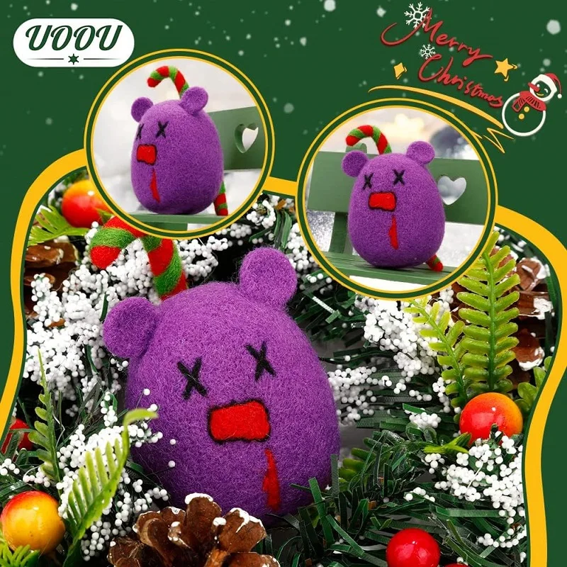 Wool Felting Kits for Beginners with Foam Mat Felting Needles Wool Roving and Other DIY Supplies