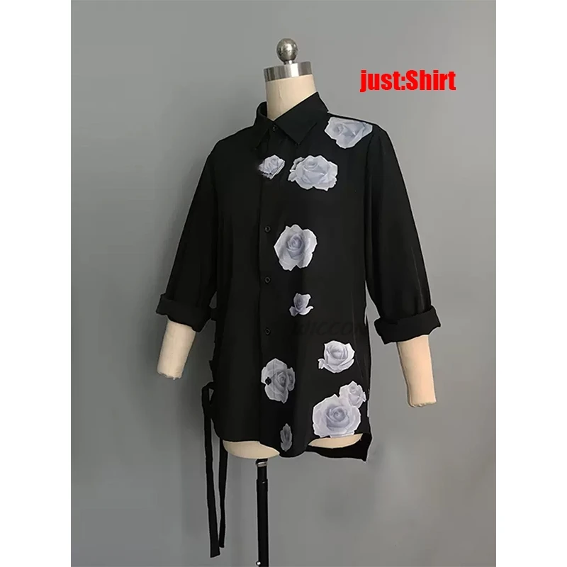 Anime Vtuber Kanae Cosplay Costume Vtuber Nijisanji Kanae Black Daily Clothes Long shirt Role Playing Halloween Gifts Pendant 20