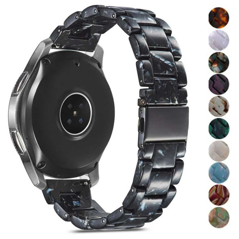 

20mm 22mm Resin Strap For Samsung Galaxy Watch 5/4 44mm 40mm/5 Pro/4 Classic/Active 2 Bracelet Huawei Watch 3/GT 2 Pro Watchband