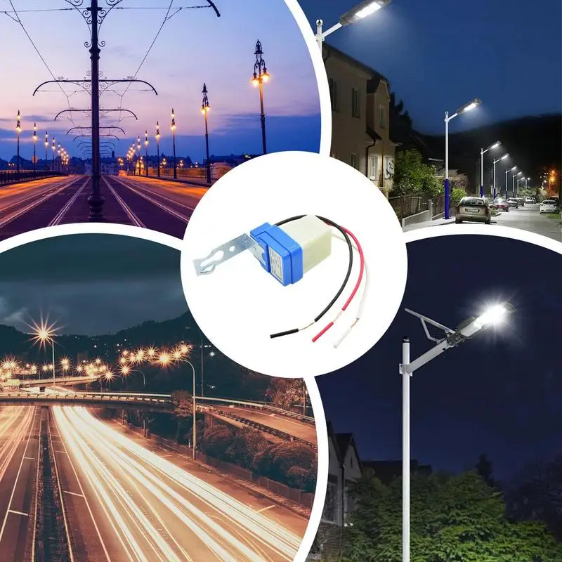 Outdoor Photocell Sensor Light Sensor Photocell Control Photoelectric Sensor Control For Indoor Outdoor Light Waterproof Control