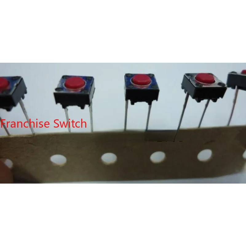 10PCS Copper Foot Light Touch Switch Button Micro Movement 6*6*4.3 Long Life 300000 20pcs lot 6 6 5mm black red small button switch copper foot micro square push button switches electronic accessories 6x6x5