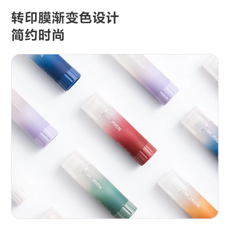 3pcs 델리 고점도 고체 접착제 스틱 사무실 학교 용품 접착제 접착제 스틱 Diy 아트지 카드 사진 편지지