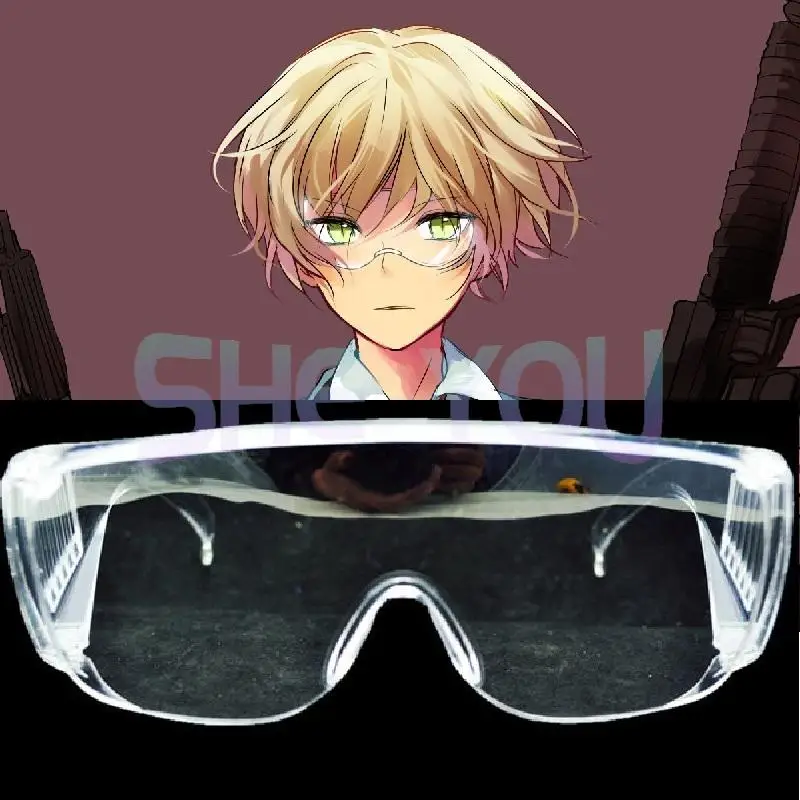 

Aoharu X Kikanjuu Cosplay Glasses Aoharu X Machinegun Cosplay Props Plastic Transparent Goggles Tachibana Hotaru Cosplay Eyewear