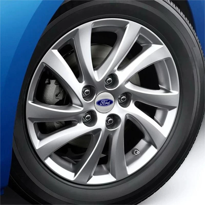 Wheel Hub Caps 4pcs 54mm Wheel Center Cap Hub Cover Badge Emblem Ford Focus Mk2 Mk3 Fiesta Ranger Mondeo Mk4 S-MAX Kuga Mustang Escort