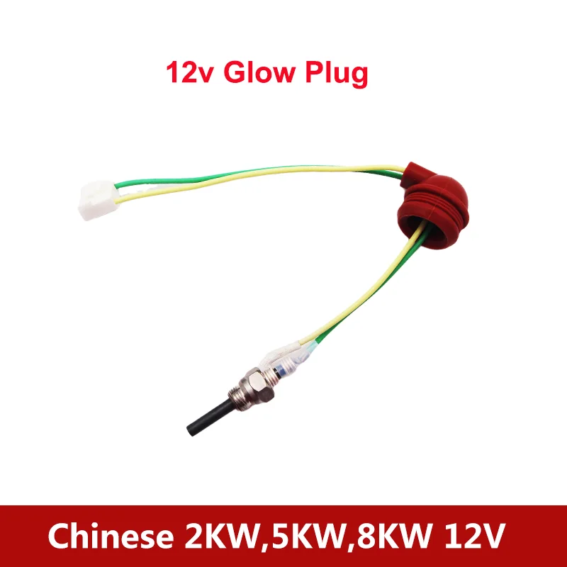 12v/24v 1-8kw Chinese Parking Diesel Heater Parts Ceramic Pin For Webasto AT2000 Airtop 2000st Eberspacher D2 D4 D4S Glow Plugs glow plug
