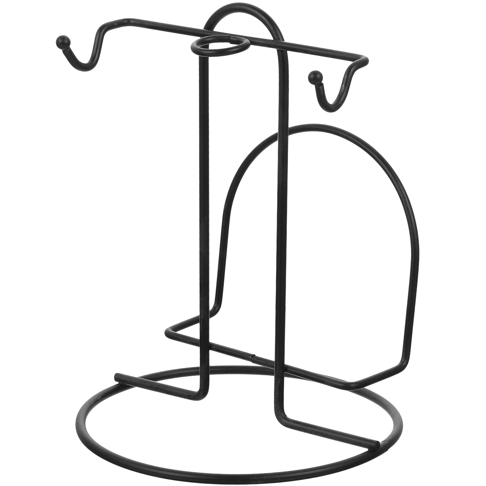 

Iron Coffee Cup Holder Plate Household Metal Display Rack Stand Support Tabletop