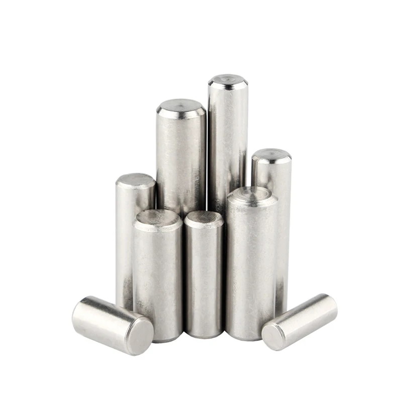 Stainless Steel Cylindrical Pin Locating Doe M1.5 M2 M2.5 M3 M4 M5GB119 304 A2-70 10pcs/LOT Cylindrical Locating Dowel Pin
