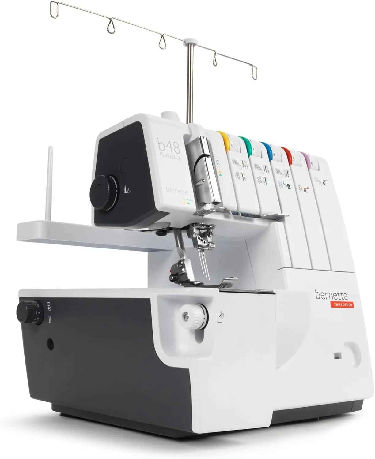 B44 Funlock Overlock Serger Sewing Machine With 80 Thread Spool Bundle 6