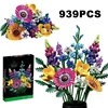 939pcs Wildflower Bouquet Home Decoration Accessories Building Blocks Creative Plant Series Giving Girlfriends Gifts 10313 1
