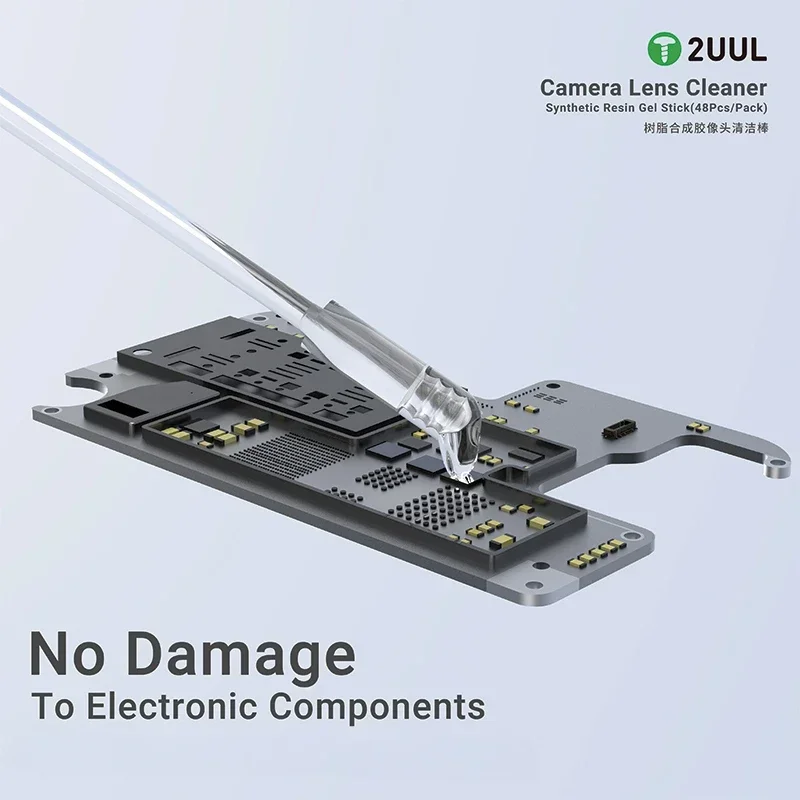 Fluxioxtna 48 Stück Objektivreiniger - Harz Synthetic Stäbchen Für Kamera & Telefon