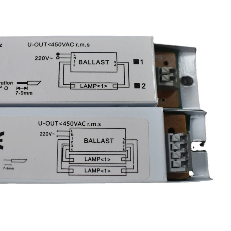 Wide Voltage T5 Electronic Ballast Fluorescent Lamp Ballasts 220-240V Wide Voltage Instant Start Ballasts for Factory B03E electronic ballast