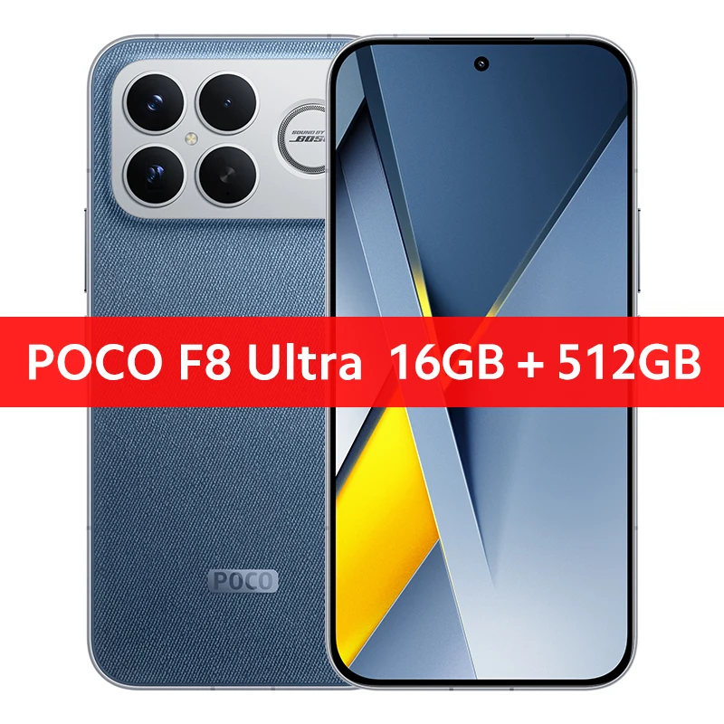 World Premiere】POCO F8 Ultra Smartphone Snapdragon 8 Elite Gen 5