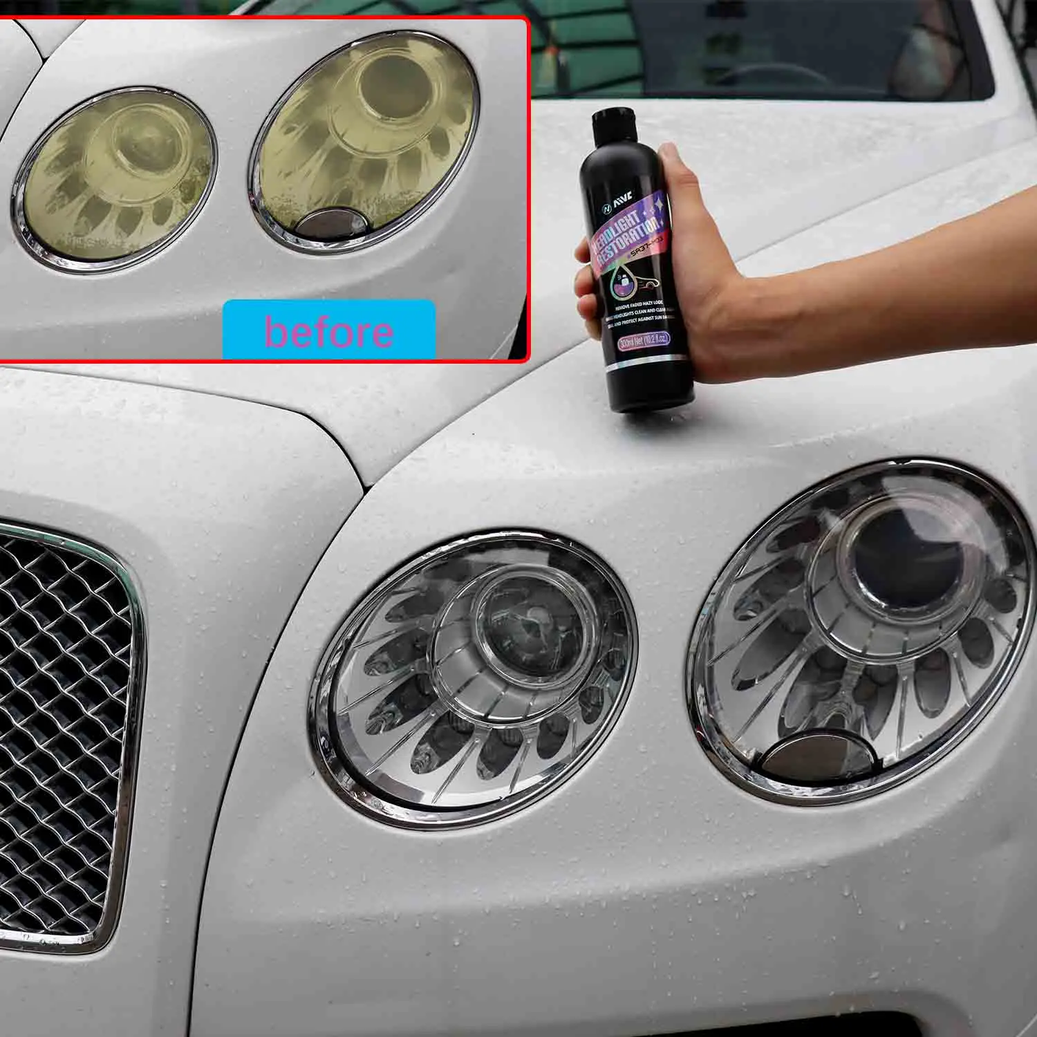 Headlight Lens Restorer And Protectant Aivc Headlight Restoration Renew