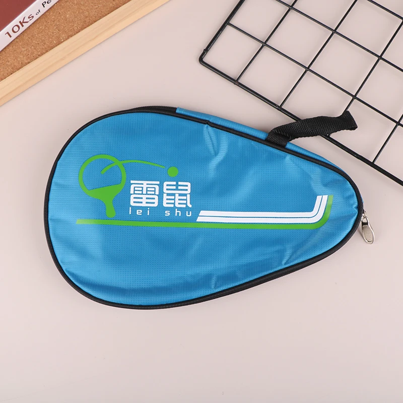 

Table Tennis Rackets Bag For Training Ping Pong Bag Gourd Shape Oxford Cloth Racket Case For 1 Ping Pong Paddle And 3 Balls