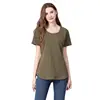 Big Size Short Sleeve Maternity Tee Breastfeeding Clothes Nursing Wear T Shirt Cotton Feeding Tops Drop Shipping 4