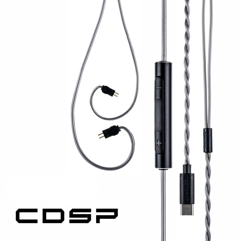 Moondrop Cdsp Upgrade Cabo para Fone de Ouvido com Fio Portátil On-line Interativo Dsp Usb-c Fone de Ouvido Hifi Novo - Image 5