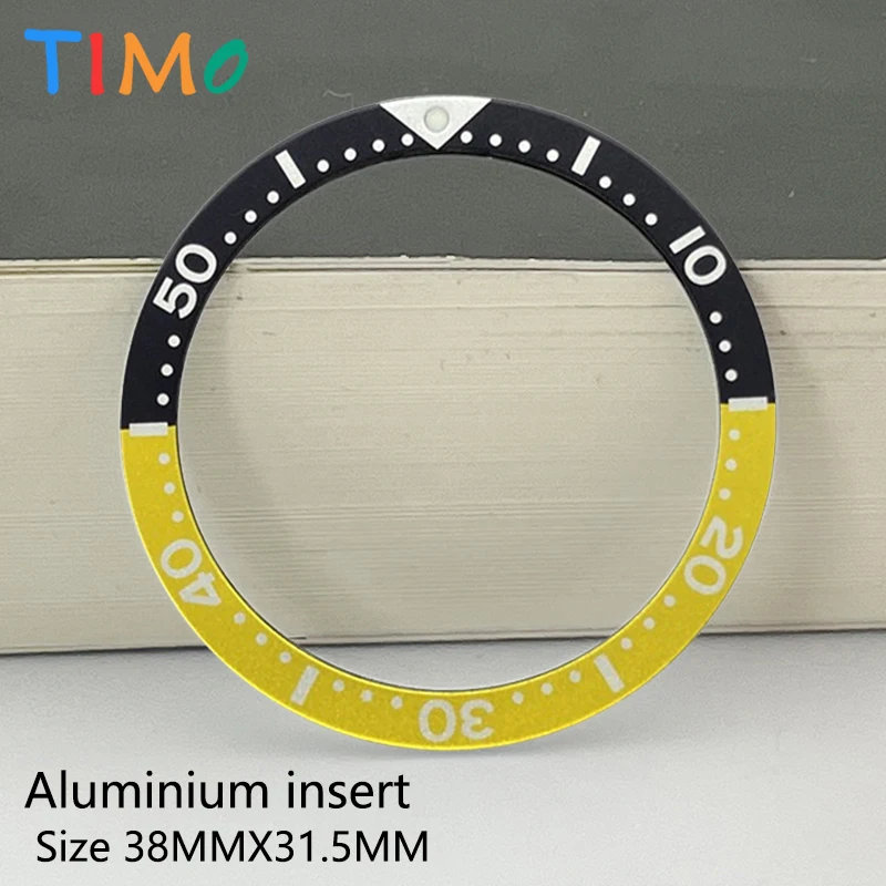 Premium 38x31.5mm Aluminum Bezel Insert