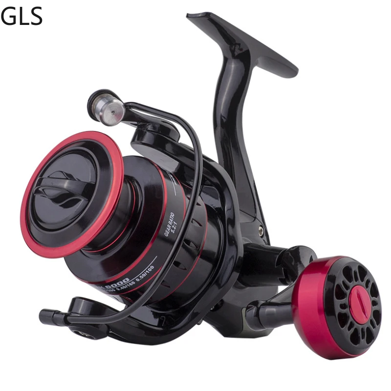 HK1000-7000 Metal/EVA Left/right hand swap Fishing Reel Grip 5.2:1 High  Speed casting Spinning Reel Carp Fishing Saltwater Reel