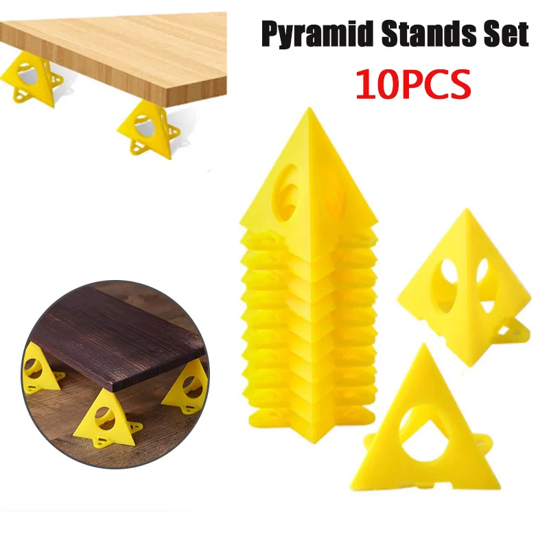 Pyramid Stands Set Triangle Stands Paint Tool Triangle Paint Pads Feet For Woodworking Carpenter