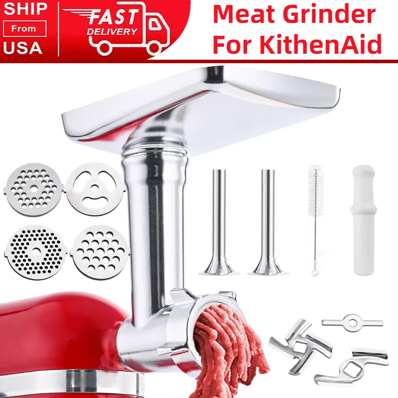 Küchen hilfe Fleischwolf Aufsatz Metall Fleischwolf für alle Kitchen aid Stand mixer