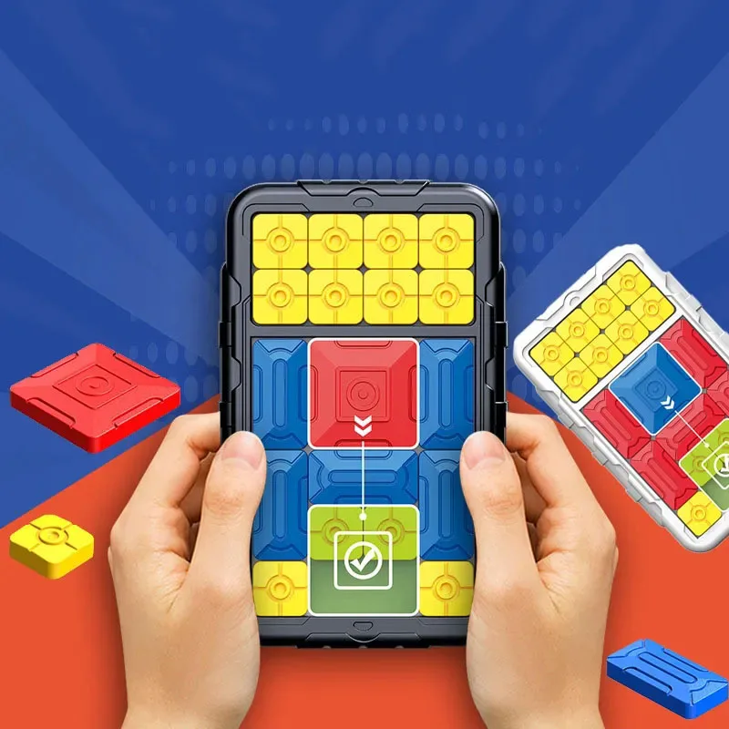 

Children Puzzle Game Toys Huarong Road Logical Thinking Intellectual Maze Table Game Early Educational Developing Toys For Kids