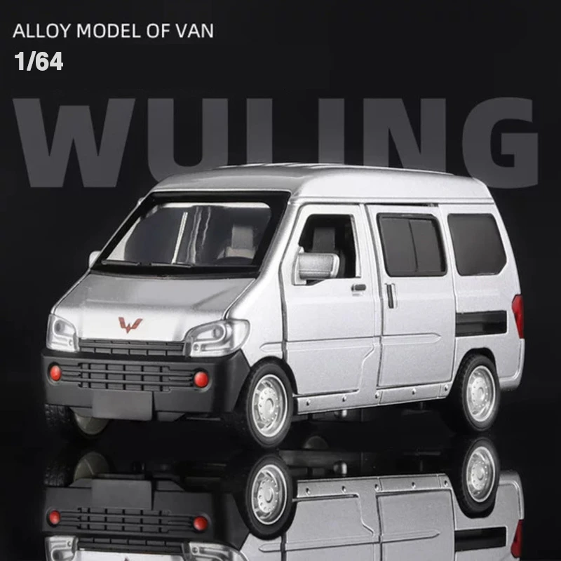 

JKM 1/64 Wuling Business SUV Alloy Miniature Car Model Toys Diecast Vehicle Replica Enthusiasts Collection For Boys Gifts