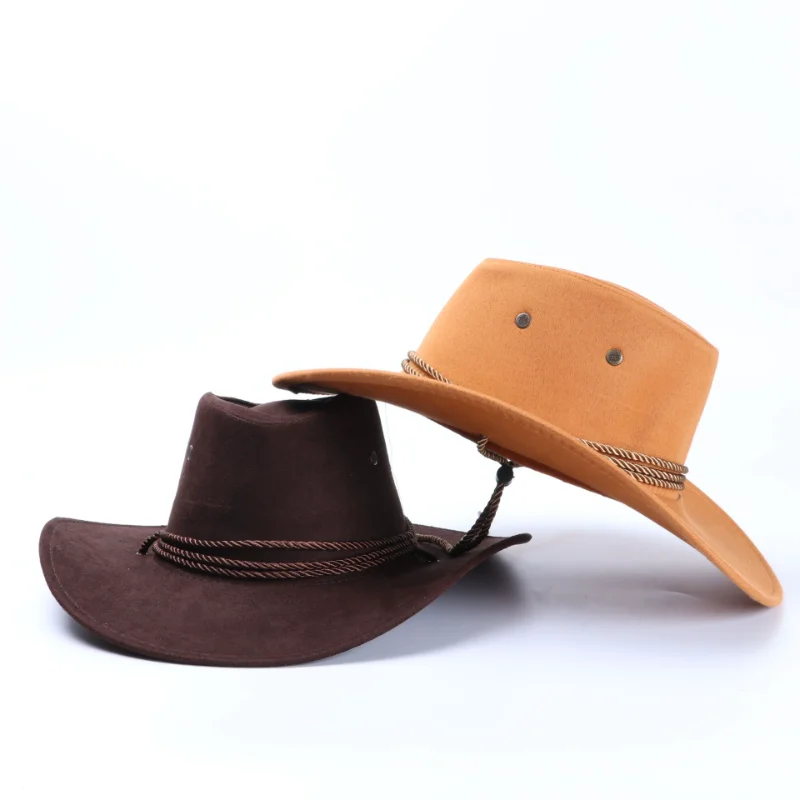 Cool Western Cowboy Hats Men Sun Visor Cap Women Travel Performance