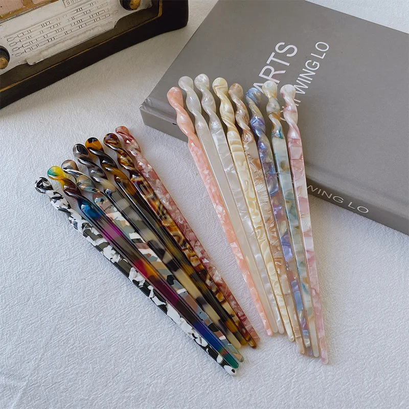 Ancient Trendy Long Hair Stick Simple Ball Hairpin Women Headband Barrettes Charm Grab Hair Clip for Girl Hair Accessories 2022 2023 korean trendy heart tassel beads star hairpin y2k sweet cool pentagram snap clips headdress charm hair accessories for girl