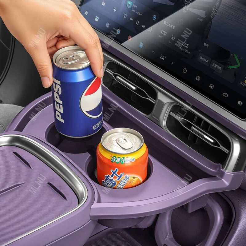 LEAPMOTOR B10 2026/2025 자동차 액세서리용 중앙 제어 워터컵 보관함, 미끄럼 방지 보호 내열 2022-2024