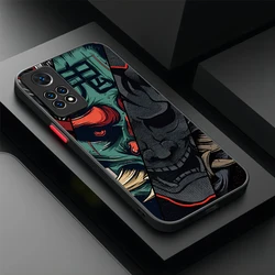 Samurai Hannya Mask Ghost Protective Phone Case Cover - Redmi Note 13ProPlus (1)