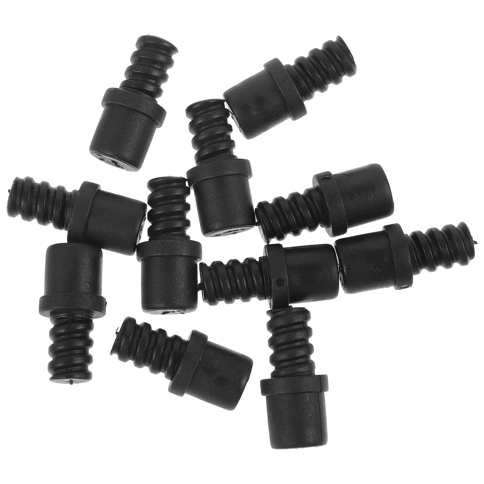 

20pcs Toilet Brush Handle Accessory Screw Connector Self-locking Toilet Brush Head Adapter