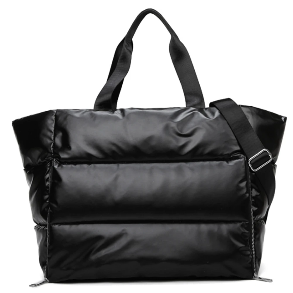 

Новая зимняя вместительная сумка через плечо для женщин, водонепроницаемые нейлоновые сумки, большая сумка с