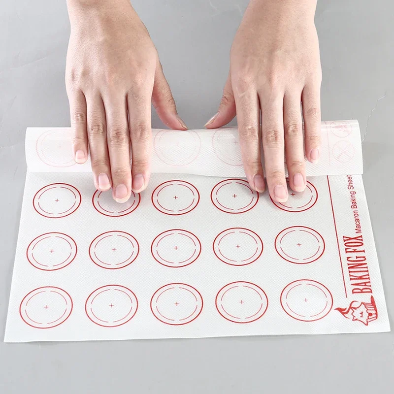 Cookie Baking Mat Sheet Non-Stick Macaron Silicone Mat Pad Fondant Cake Pastry Tools Dough Oven Liner Bakeware Kitchen Tools