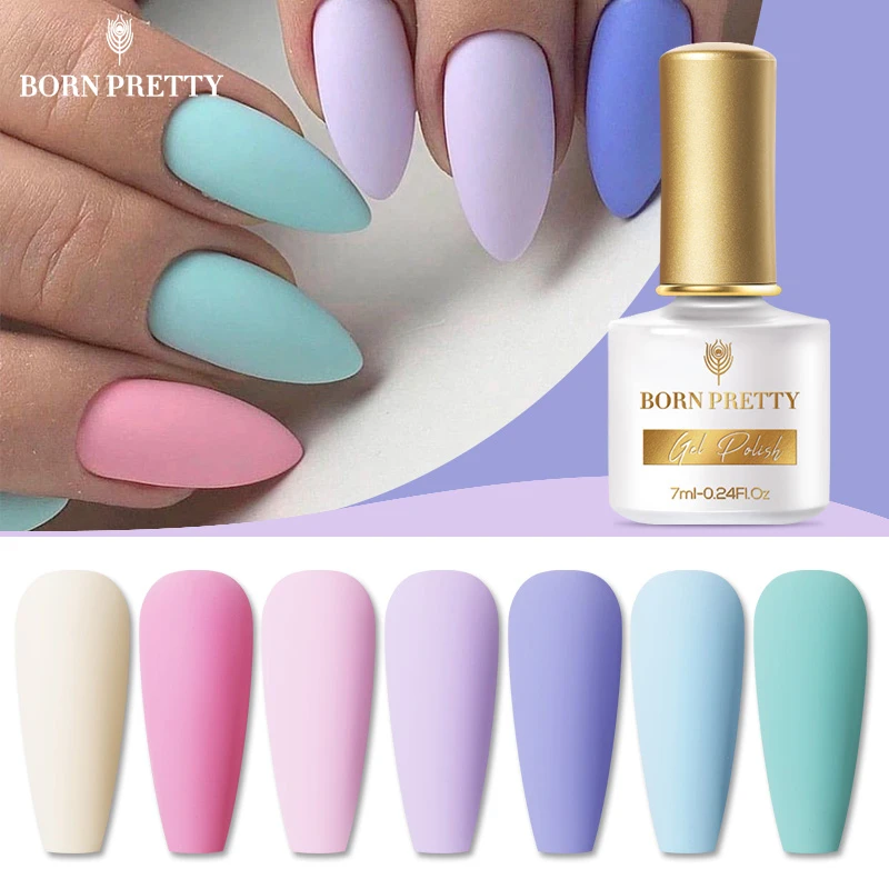 可愛い マカロンジェルマニキュア 明るい色 青 ピンク 紫 明るい色 夜に輝く 半永久的なマニキュア Aliexpress