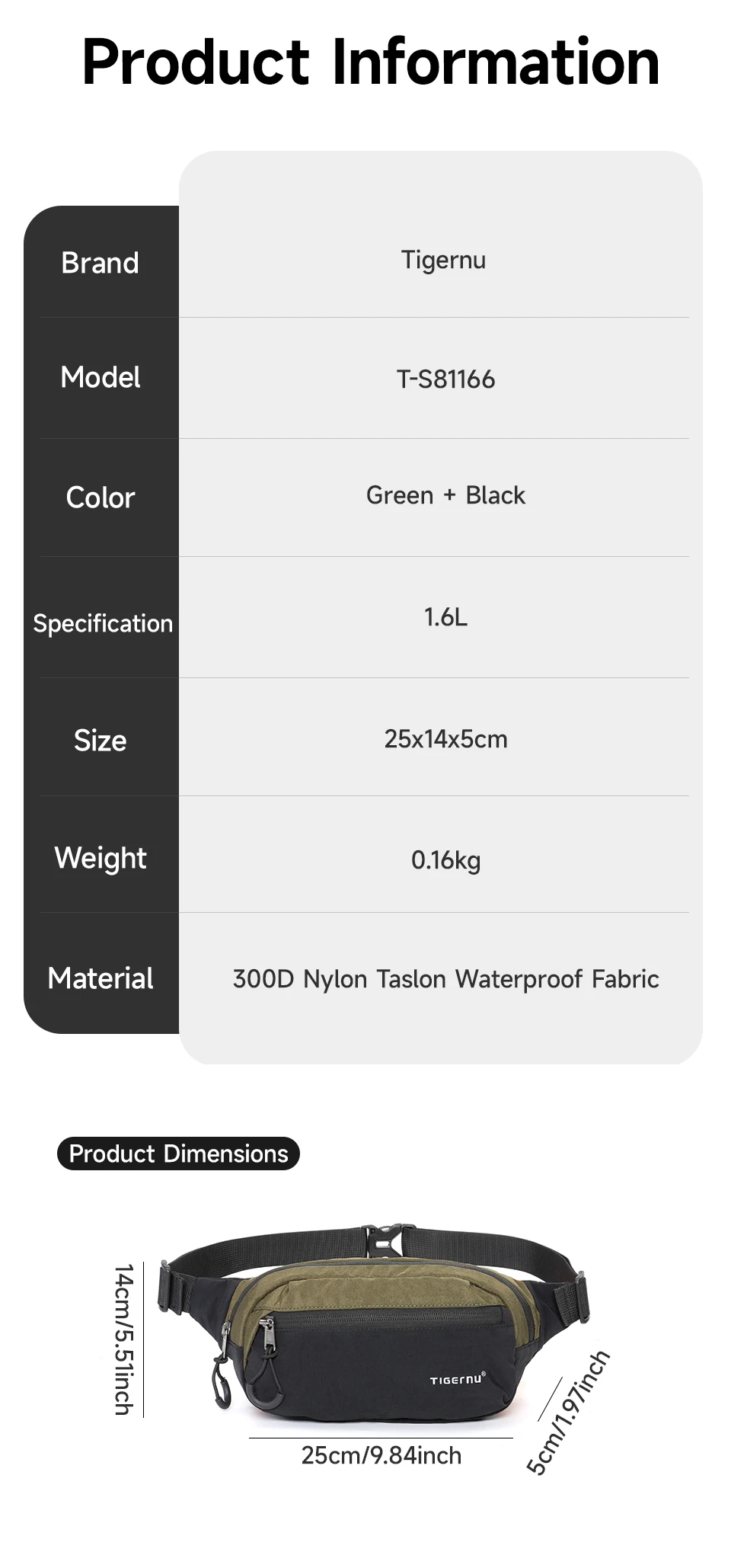Tigernu Lightweight Crossbody Bag Image 12