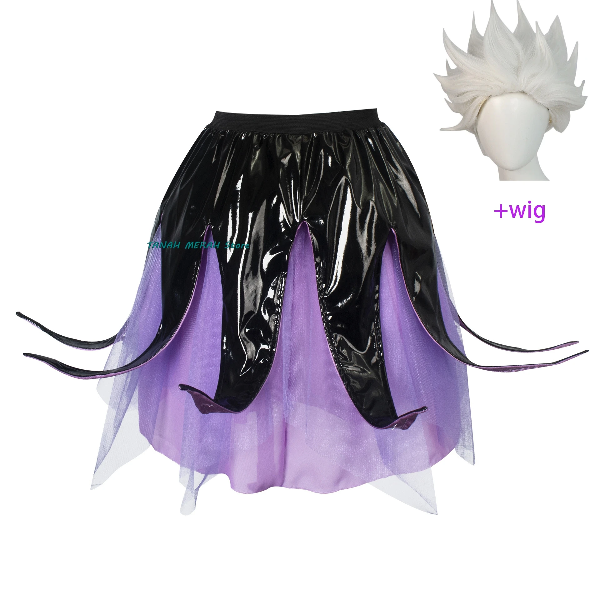 

Ursula Cosplay Costume Adult Skirt Outfits Halloween Carnival Party Disguise RolePlay Gifts Suit For Girls Women