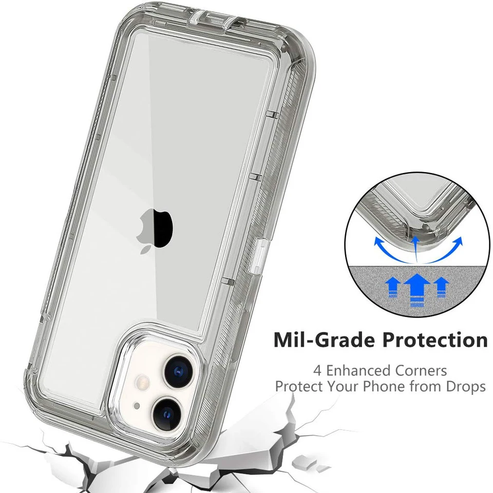 Funda Magn&eacute;tica Transparente Oficial 3CG Para IPhone 14, 13, 12, 11 Pro