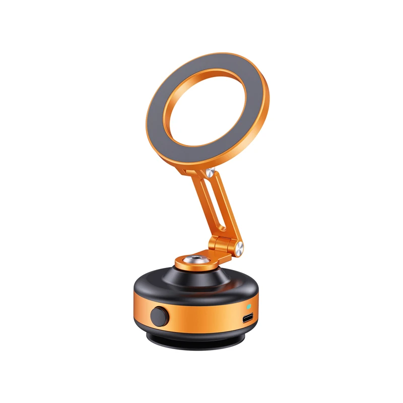 Magnetic 360° Rotating Car Phone Holder with Vacuum Grip
