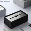 Light Luxury Resin Tissue Boxs Living Room Bedroom Desktop Tissue Holder Bathroom Draw Paper Storage Box Household Accessories 4