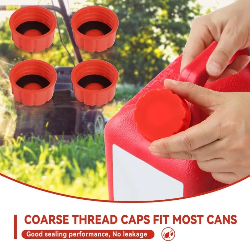 

Universal Coarse Thread Caps Replacement for Most Gallon Gas Cans Durable