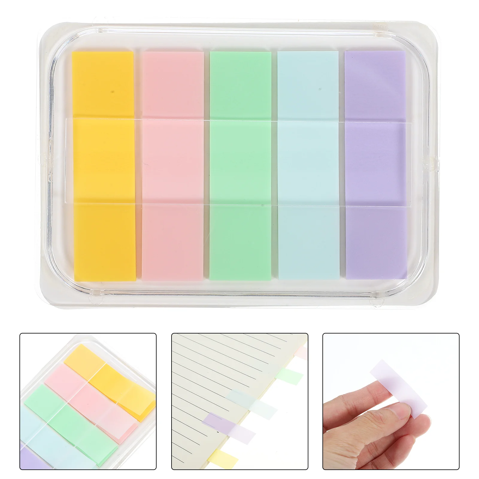 

1 Set of Sentence Bookmarks Sticky Index Tabs Portable Reading Colored Tabs Reading Highlight Strips