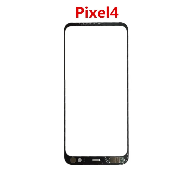 Pixel4 4XL Outer Screen For Google Pixel 4 / 4 XL Front Touch Panel LCD Display Out Glass Cover Lens Phone Repair Replace Parts