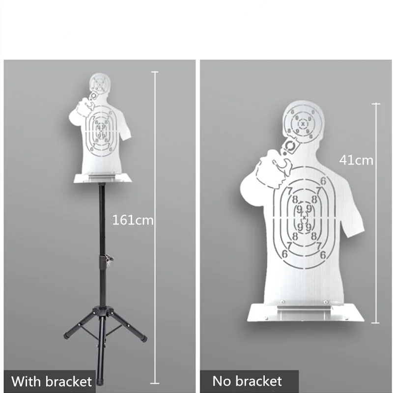 

IPSC USPSA Competition Shooting Training Target for Airsoft Paintball hunting Accessories ,Tactical Human Stainless Steel Target