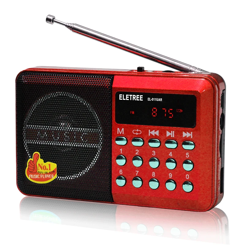 

Portatiles Mini MP3 music player LCD Display speaker pocket portable rechargeable digital quran TF DSP USB FM radio