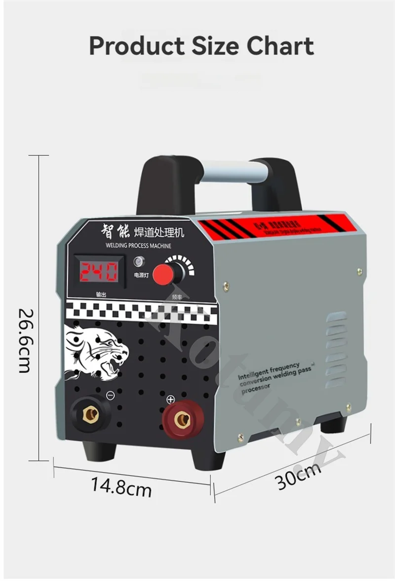 220V Weld Bead Processor Stainless Steel Argon Arc Welding Spot Weld Cleaning Machine Electrolytic Polishing Machine 1000W 2