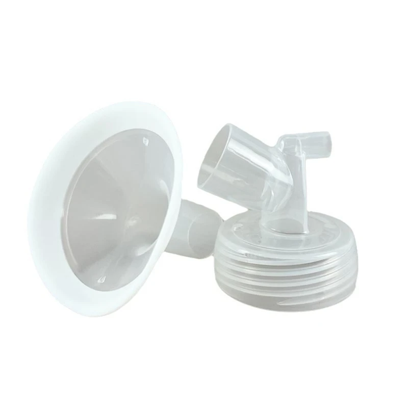 21mm/24mm Breast Pump Flange Inserts Upgraded Wide Neck Parts Wide Mouth Flanges for Electric Breast Pumps Accessories 4