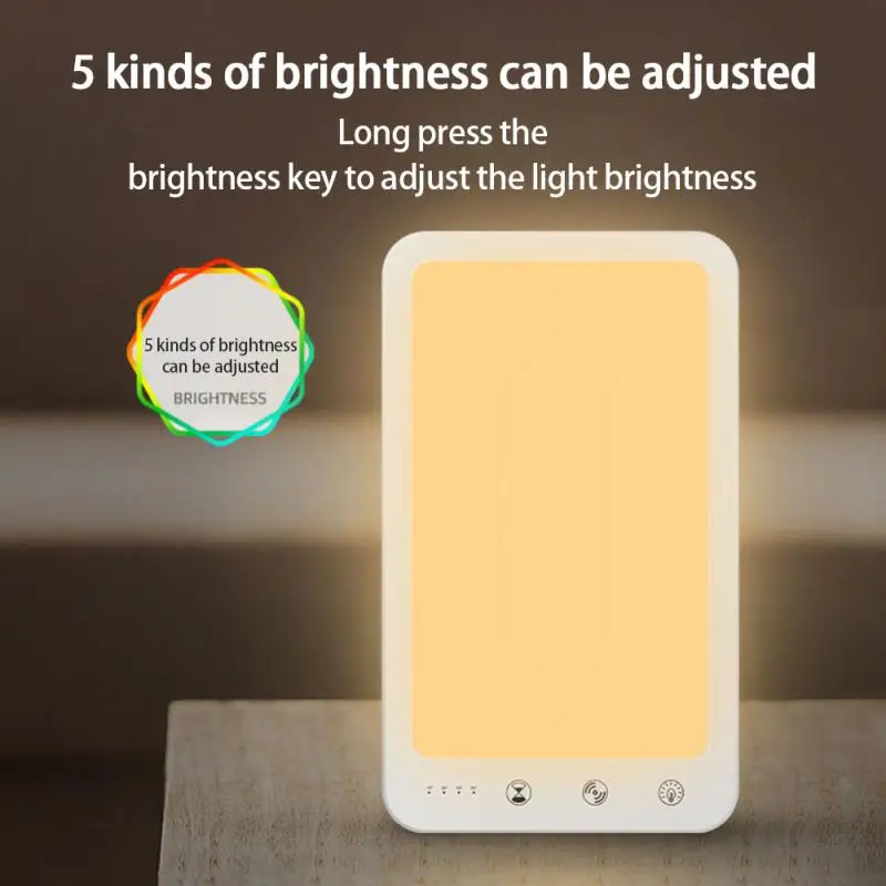 

3000k-6500k Sad Light Therapy Lamp Non-flicker Led Lamp Beads Consumer Electronics Cure Affective Disorder Light 10000lux Timing