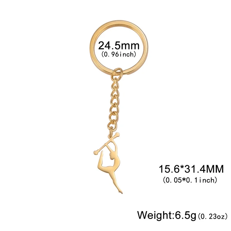 Synchronisierte Gymnastik-Schlüsselanhänger für Damen, Schlüsselanhänger für Autoschlüssel, Schultasche, Anhänger, Paar, Schlüsselanhänger, Schmuck, 2023, Trend – Detail 16