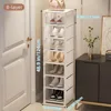 Shoe Rack Metal Frame & Fabric Interlayer Multiple Layers Space-saving Shoe Shelf  Wall Corner Stackable Adjustable Shoe Rack 6